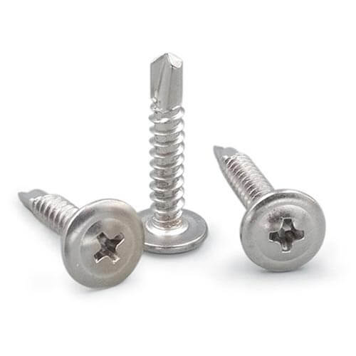 Self drilling screw zinc plated steel without washer